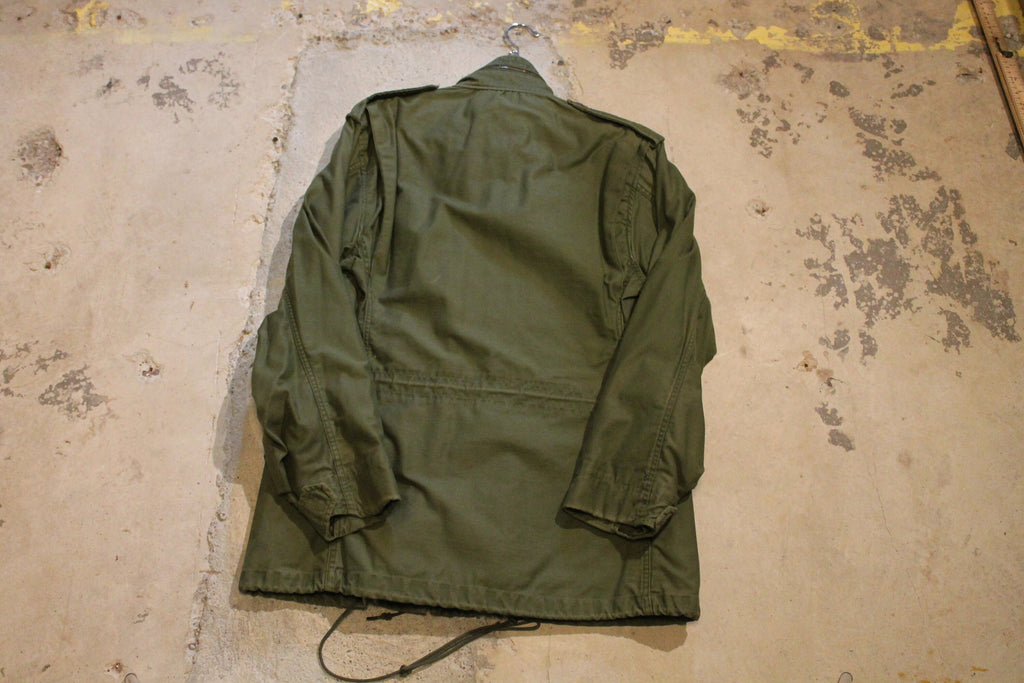 Vintage 2000 Military Button Up Jacket Army Green