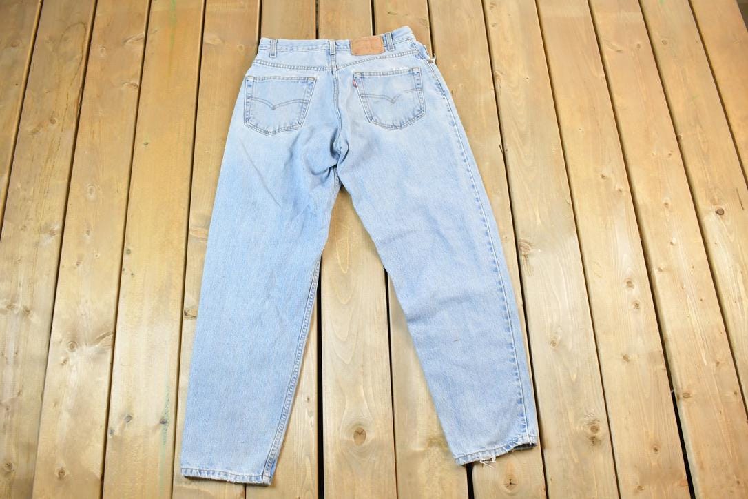 Vintage 1970s Levi Strauss Red Tab 560 Denim Jeans Size 32 x 32