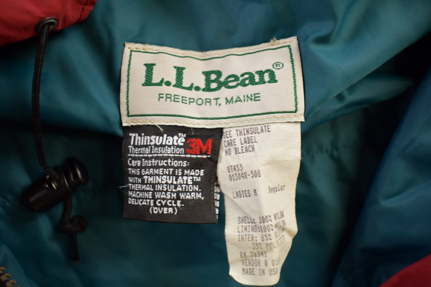 Vintage 1980s LL Bean Quarter Zip Anorak Ladies Windbreaker Jacket / Made In USA / Streetwear / Athleisure / Outdoorsman / Rain Jacket