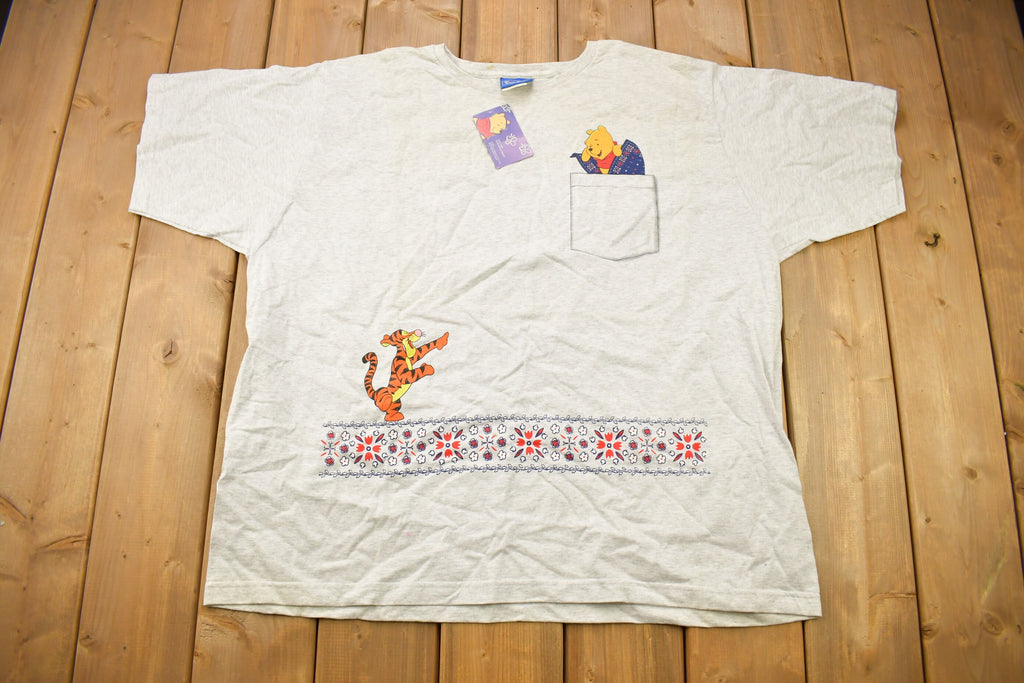 Vintage 1990s Deadstock Winnie The Pooh Tigger Cartoon Promo T-Shirt