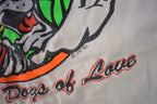 Vintage 1990 Jonny-O Classic Dogs Of Love Single Stitch Graphic T Shirt