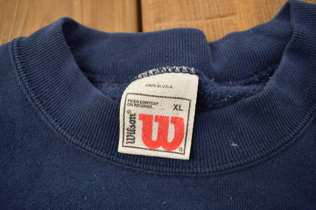 Vintage 1990s Wilson Logo Crewneck Sweatshirt