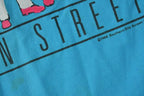 Vintage 1988 Bourbon Street New Orleans Jazz Graphic Souvenir Travel T Shirt Made In USA