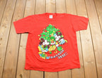 Vintage 1990s Disney Cartoon Promo T-Shirt  90s Graphic Tee  Vintage Mickey Mouse  Made In USA  90s Disney Tee