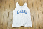 Vintage 1990s Carolina Cotton Exchange Graphic Tank Top