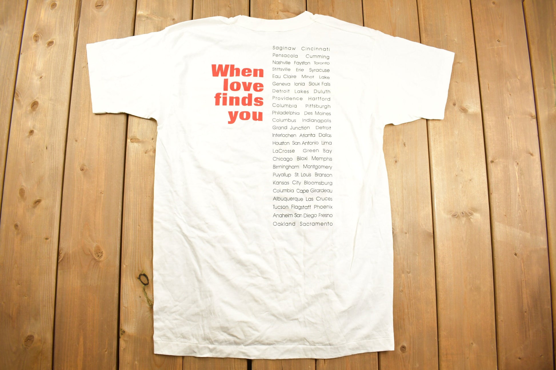 Vintage 1994 Vince Gill When Loves Find You Tour Band T-shirt