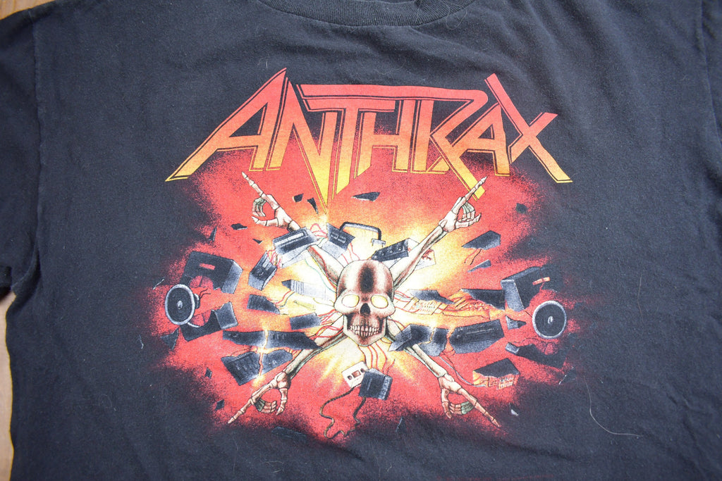 Vintage 1991 Anthrax Killer B Tour Band T-shirt