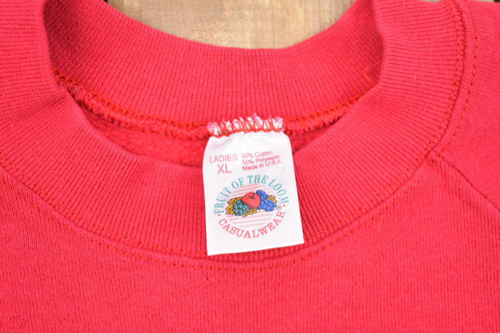 Vintage 1990s Raglan Blank Crewneck Sweatshirt