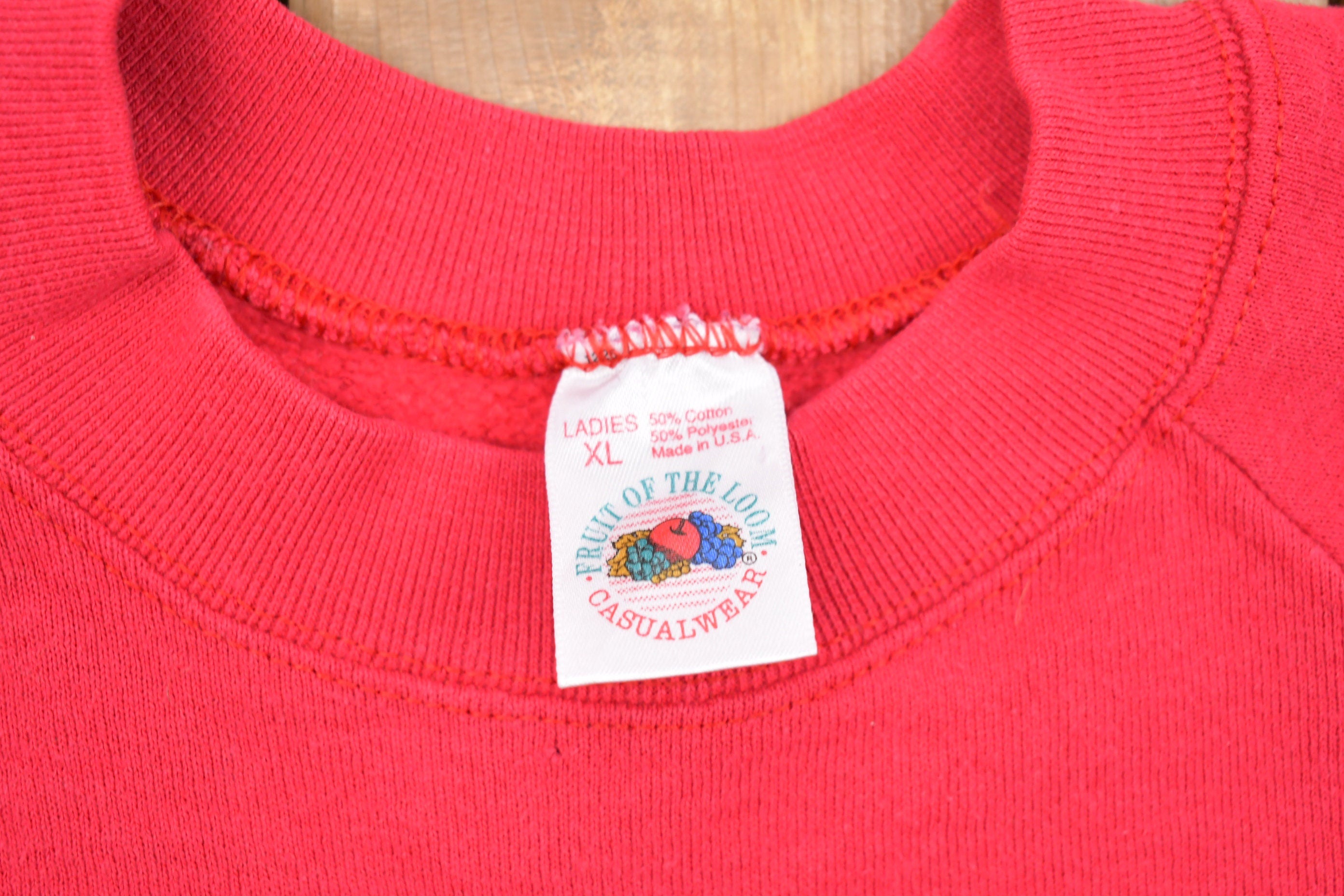Vintage 1990s Raglan Blank Crewneck Sweatshirt