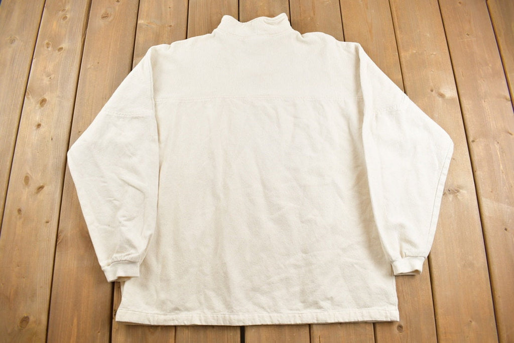 Vintage 1990s Quarter Zip Sweater