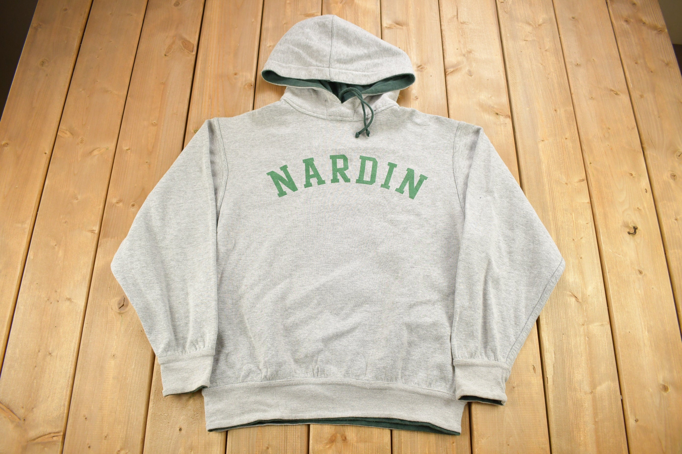 Vintage 1990s Nardin Academy Reversible Hoodie