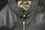 Vintage 1990s Avirex Racing Leather Jacket Men's Small