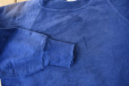 Vintage 1940s Akom Pep-Shirt Blank Navy Blue Crewneck Sweatshirt