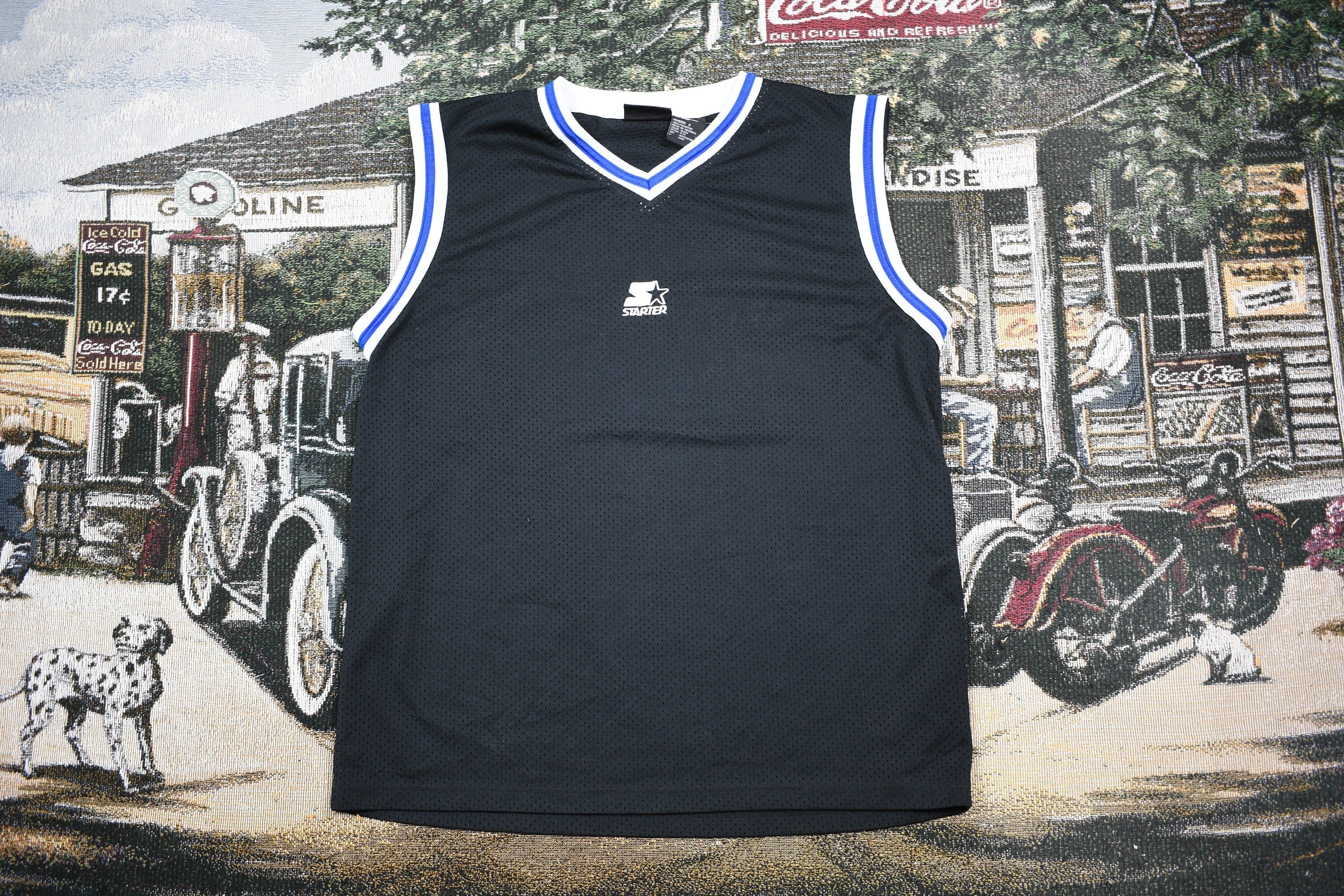 Vintage 1990s Starter Mesh Basketball Jersey