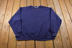 Vintage 1990s Speculation Blanks Blue Crewneck Sweatshirt