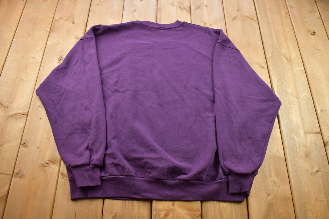 Vintage 1990s Jerzees Blank Crewneck Sweatshirt
