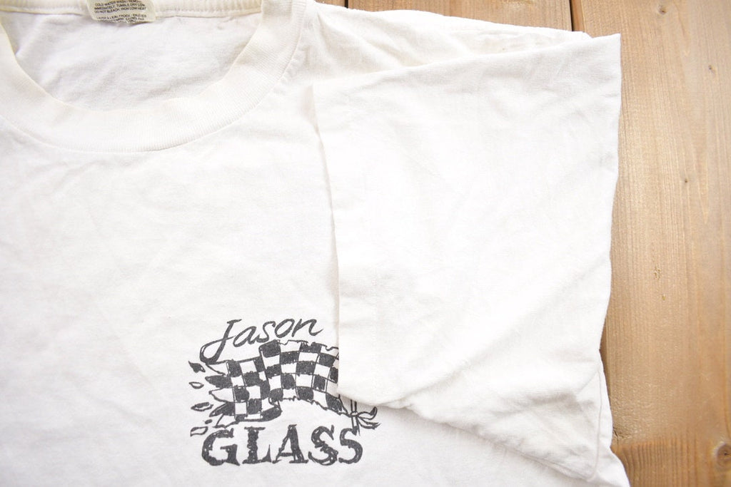 Vintage 1990s Jason Glass Comic Strip Graphic T-Shirt