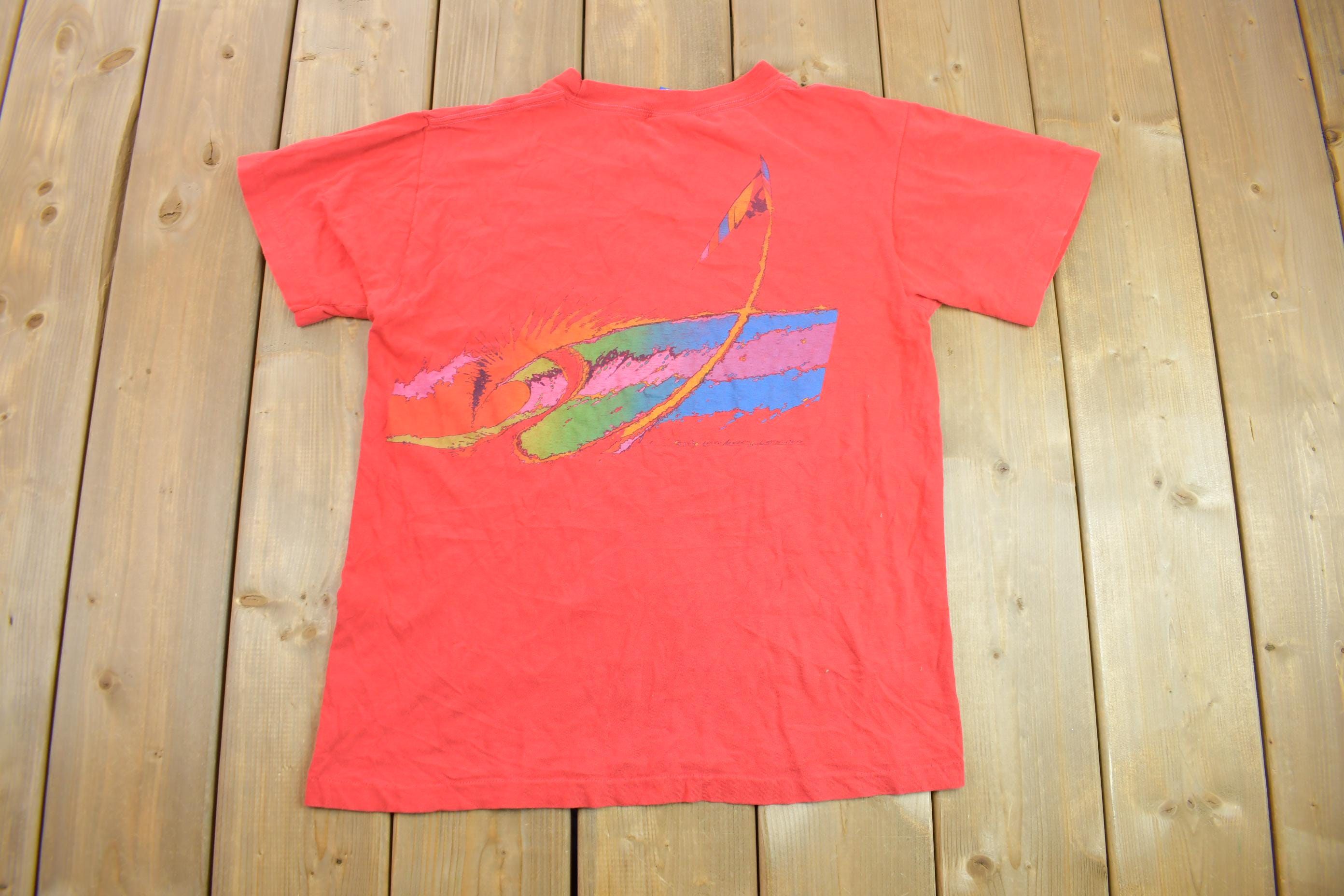 Vintage 1985 Ocean Pacific Surf Graphic T-Shirt