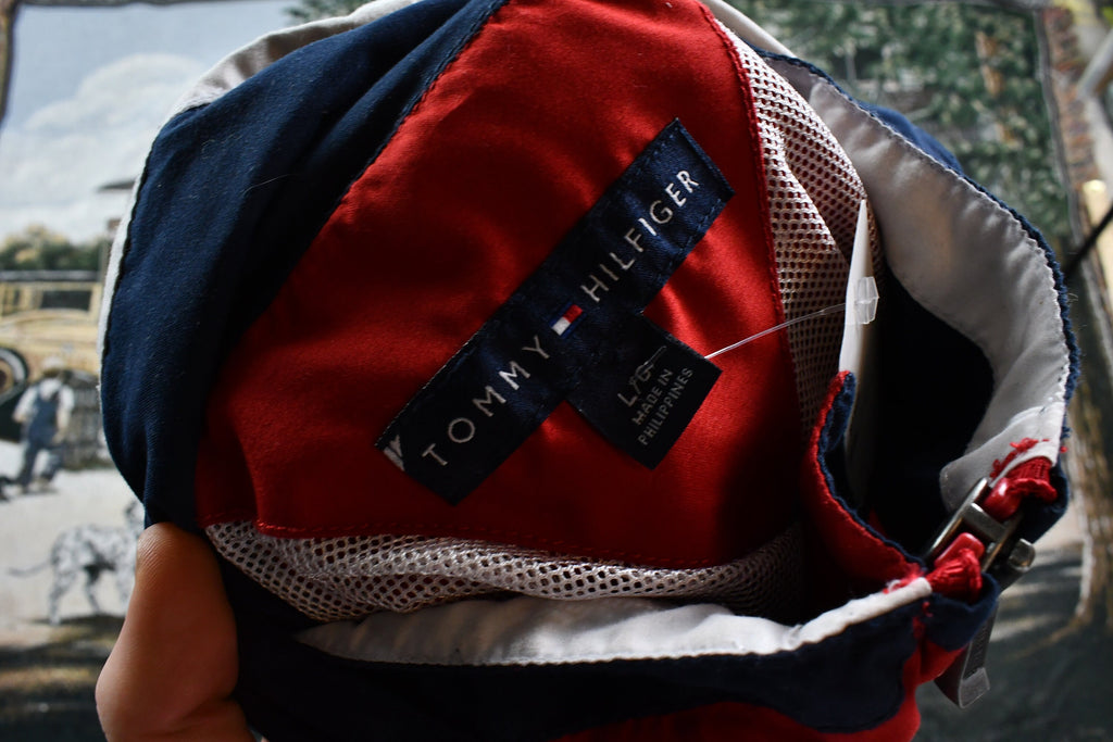 Vintage 1990s Tommy Hilfiger Full Zip Windbreaker