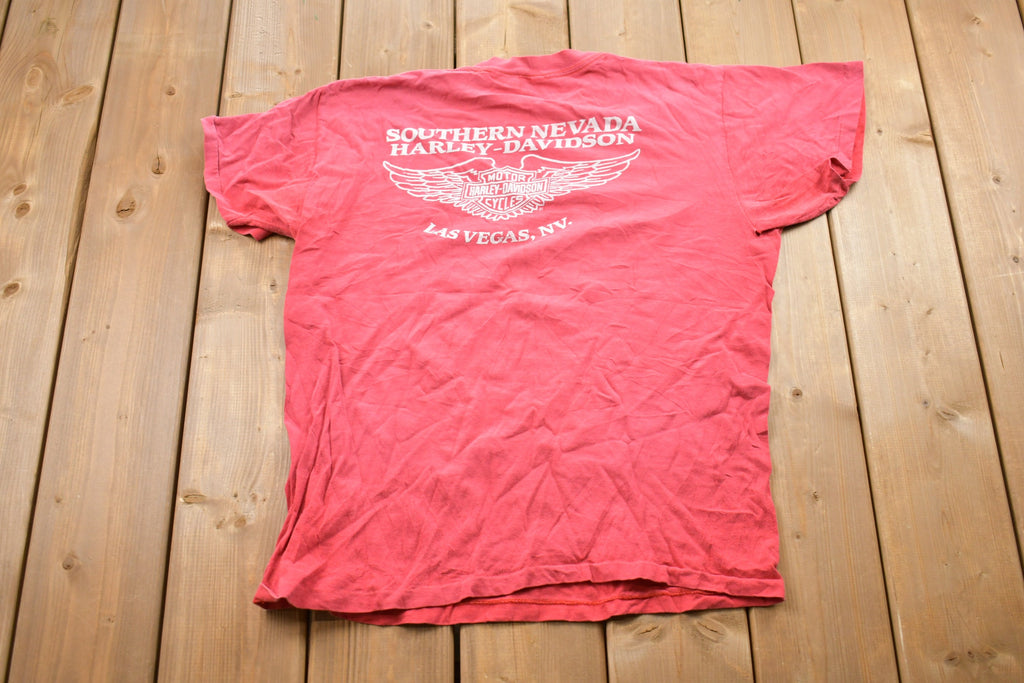 Vintage 1983 Harley Davidson Graphic 3D Emblem T-Shirt