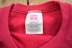 Vintage 1990s Hanes Her Way Pink Crewneck Sweatshirt Made In USA