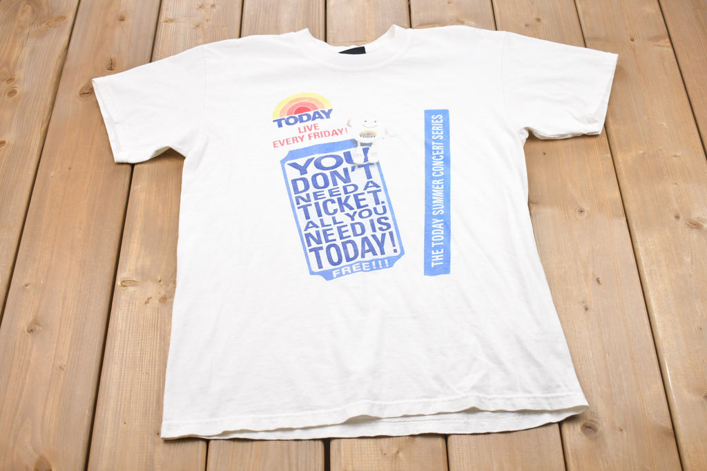 Vintage 2000s NBC Today Summer Concert Series Graphic T-Shirt