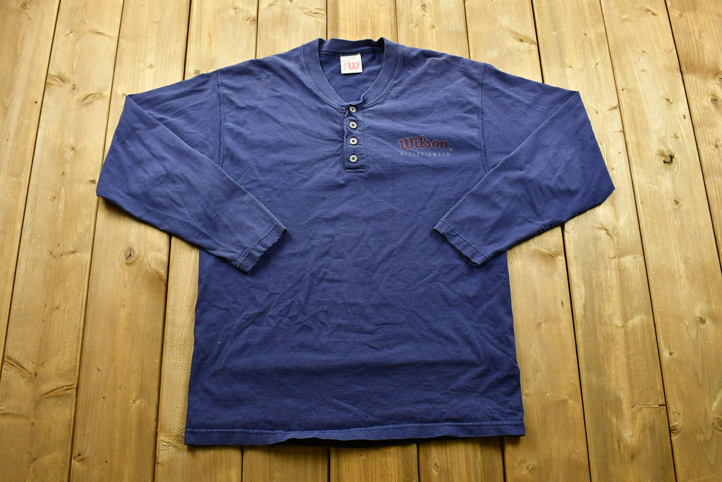 Vintage 1990's Wilson Athleticwear Button Up Sweatshirt