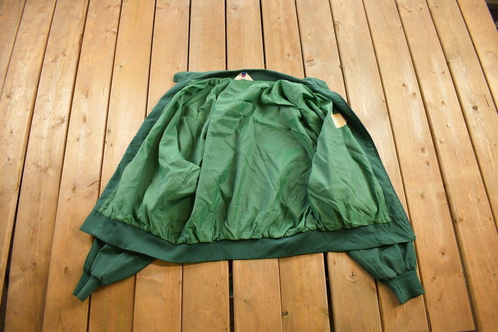 Vintage 1980s Cook Trucking Co. Windbreaker Jacket
