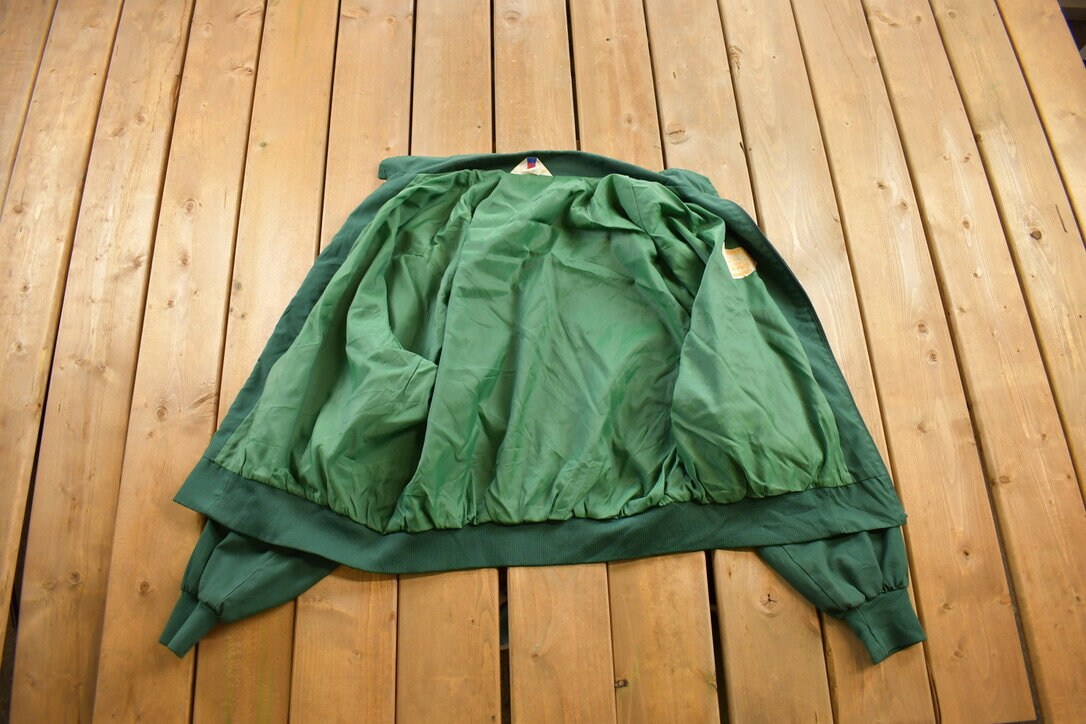 Vintage 1980s Cook Trucking Co. Windbreaker Jacket
