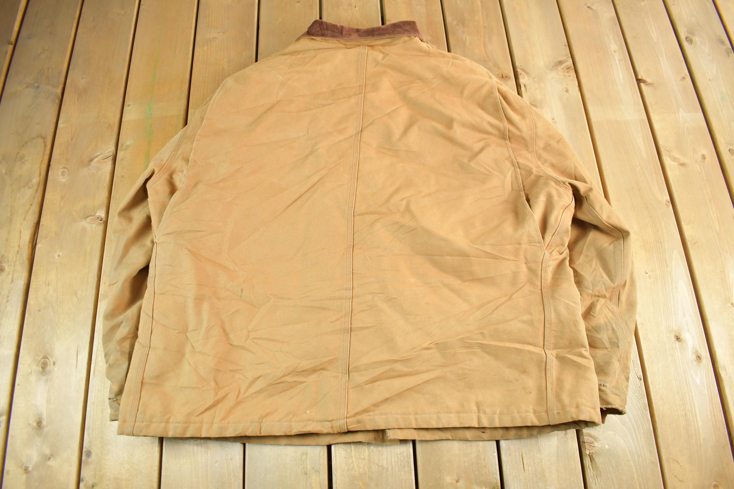 Vintage 2000s Carhartt Canvas Work Jacket Mens 3XL