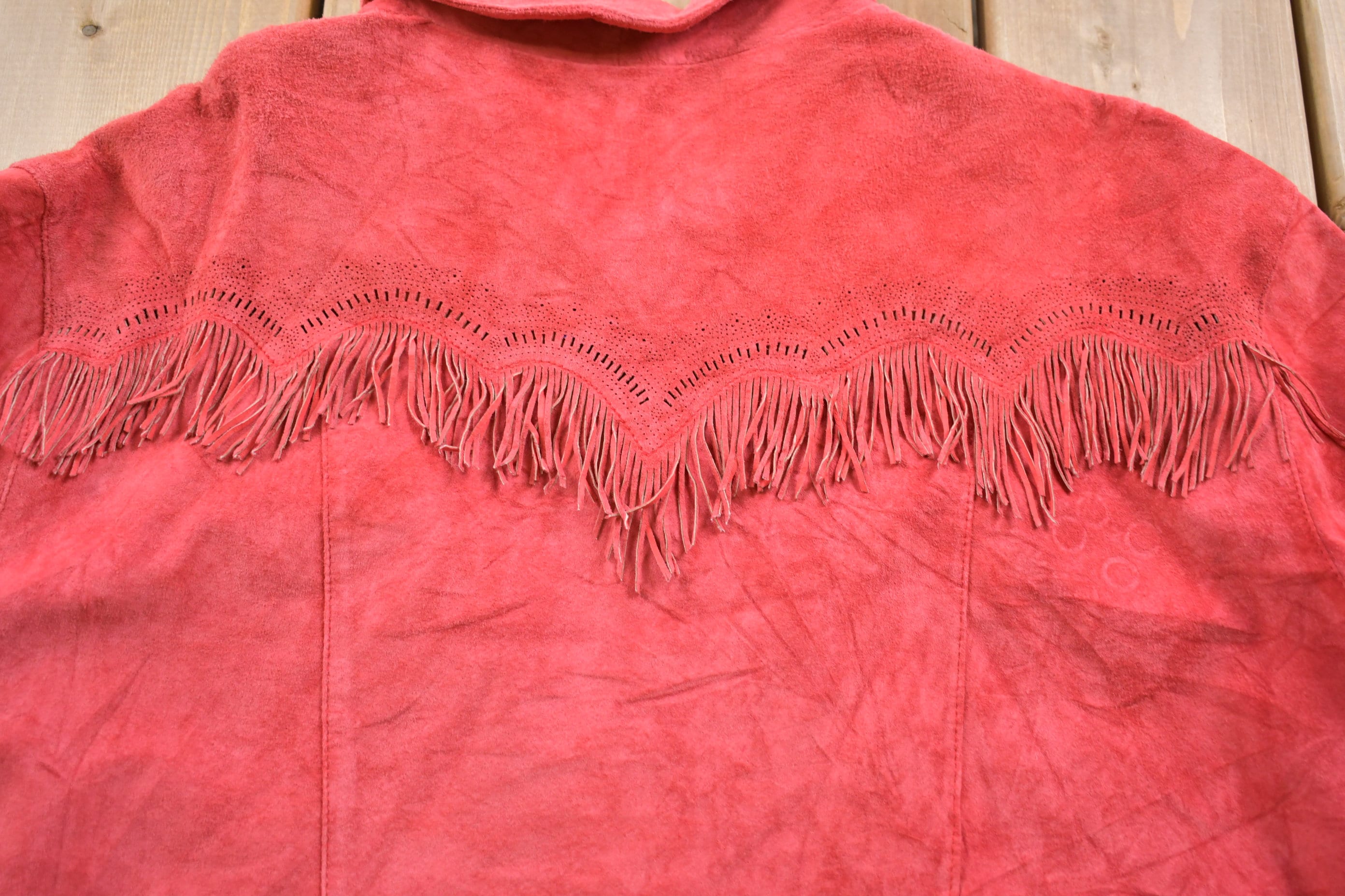 Vintage 1990s Western Fringe Jacket