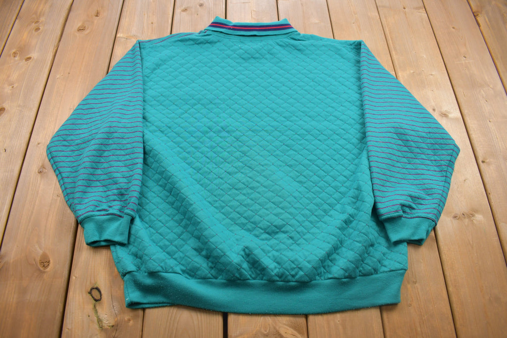 Vintage 1990s Collared Crewneck Sweatshirt