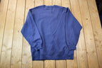 Vintage 1990s Russell Athletic Blank Blue Crewneck Sweatshirt