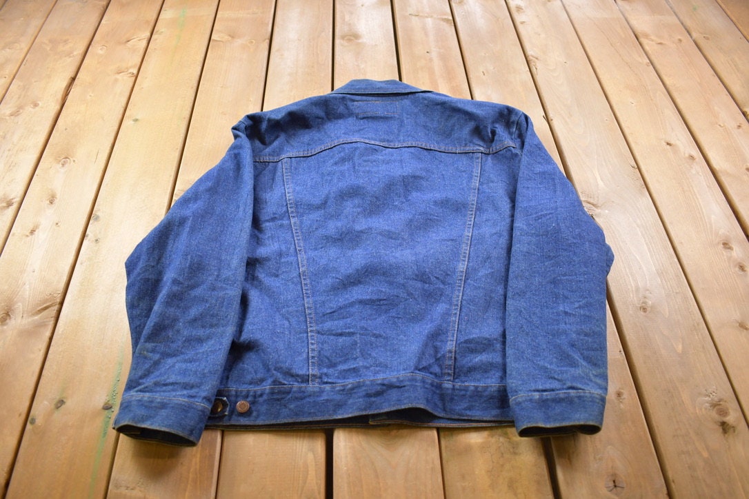 Vintage 1970s Wrangler Workwear Denim Jean Jacket