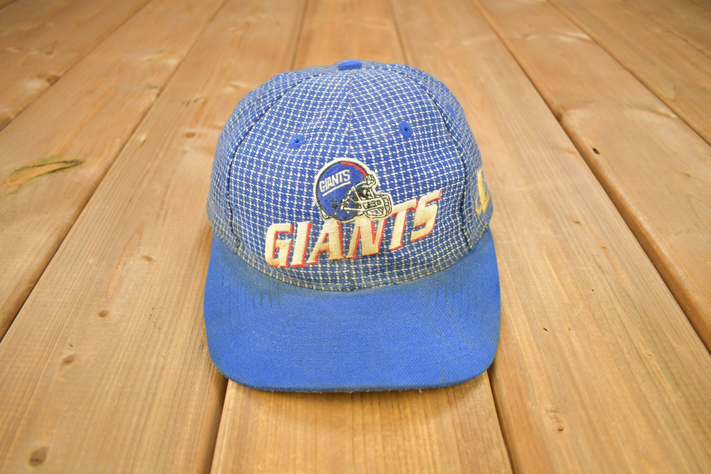 Vintage 1990s New York Giants NFLLogo Athletic Strap Back Hat