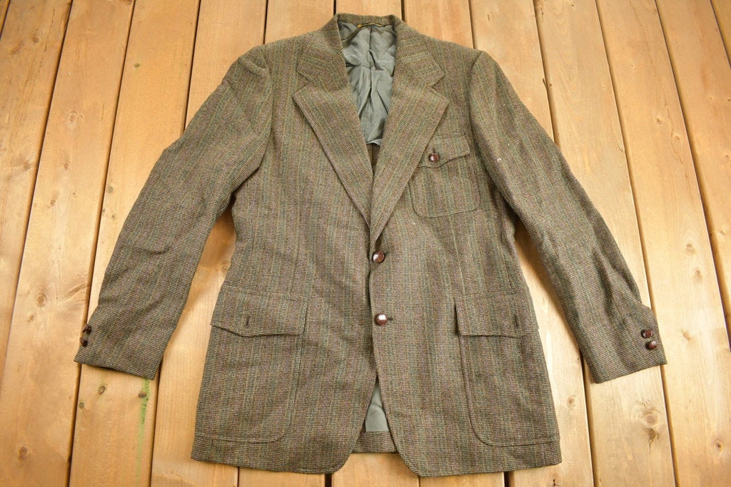 Vintage 1990s Hart Schafiner Wool Blazer Jacket