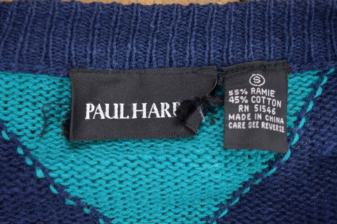 Vintage 1990s Paul Hard Knit Cardigan Sweater