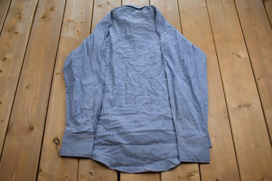 Vintage 1990s Pardner Jean Western Style Snap Button Up Rodeo Shirt