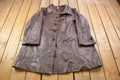 Vintage 1990s Jessica London Leather Jacket Button Up  Fall Outerwear  Leather Coat  Winter Outerwear  Streetwear Fashion