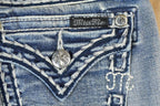 Vintage Y2K Miss Me Skinny Low Rise Jeans Size 26x31