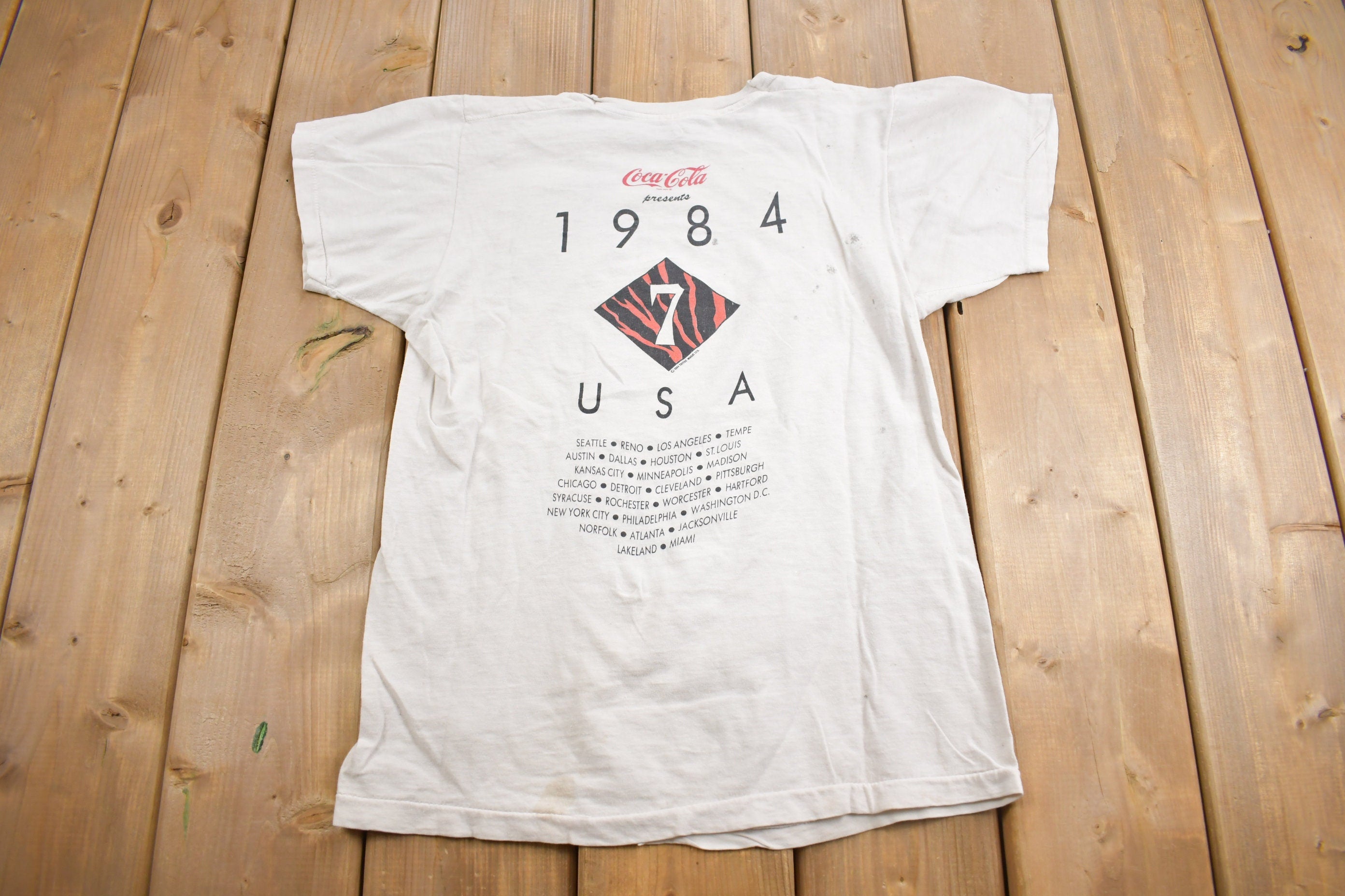 Vintage 1984 Duran Duran USA Tour Band T-Shirt