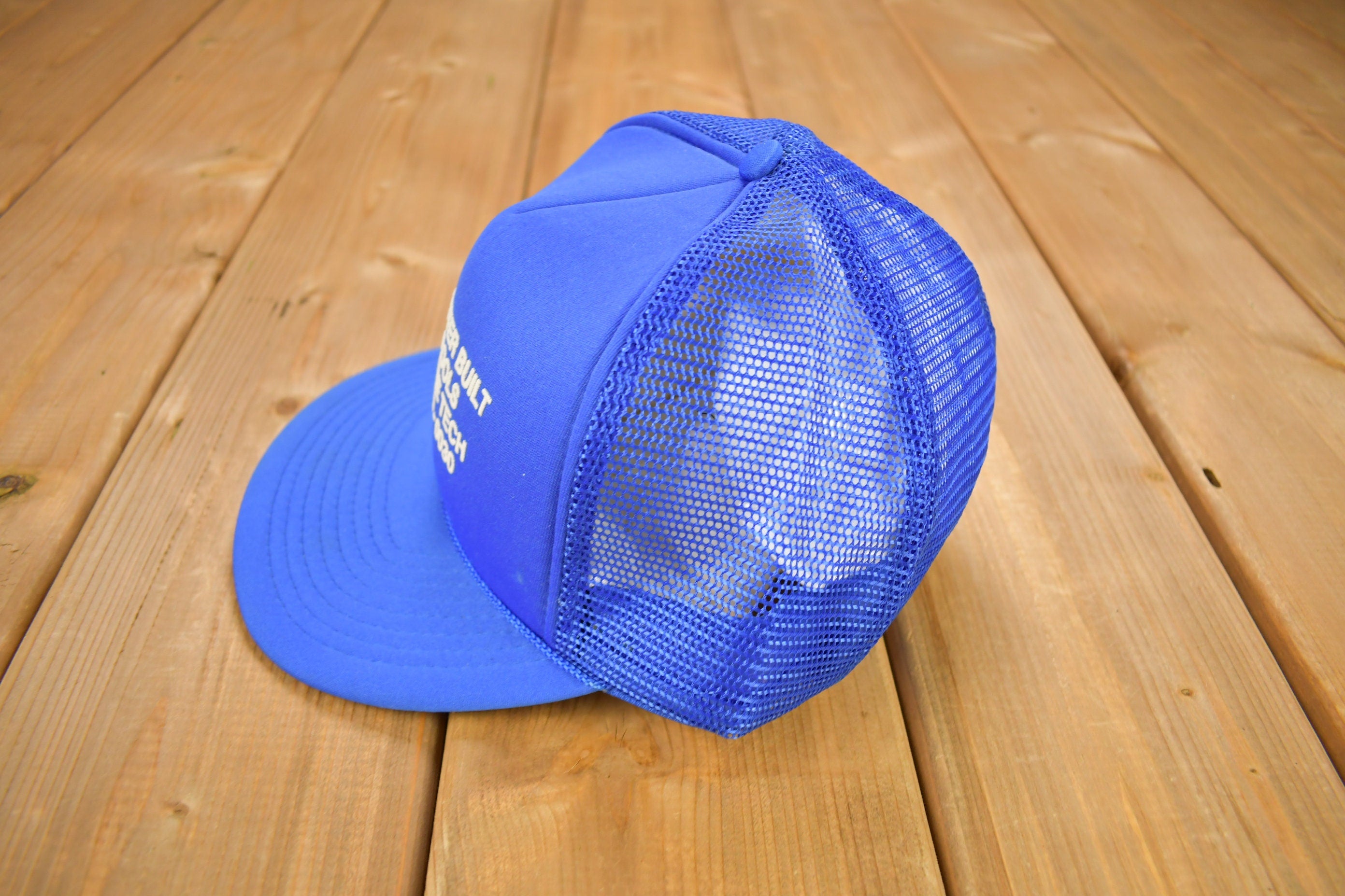 Vintage 1990s Better Built Pools Fibre Tech Trucker Hat