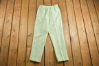 Vintage 1970s Seersucker Striped Pants Size 28 - 34 x 28