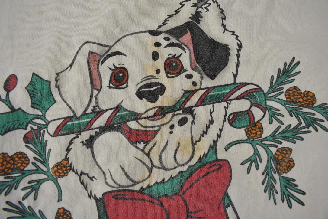 Vintage 1990s Disney's 101 Dalmatians Crewneck / Made In USA / Vintage Sweatshirt / Disney Movie