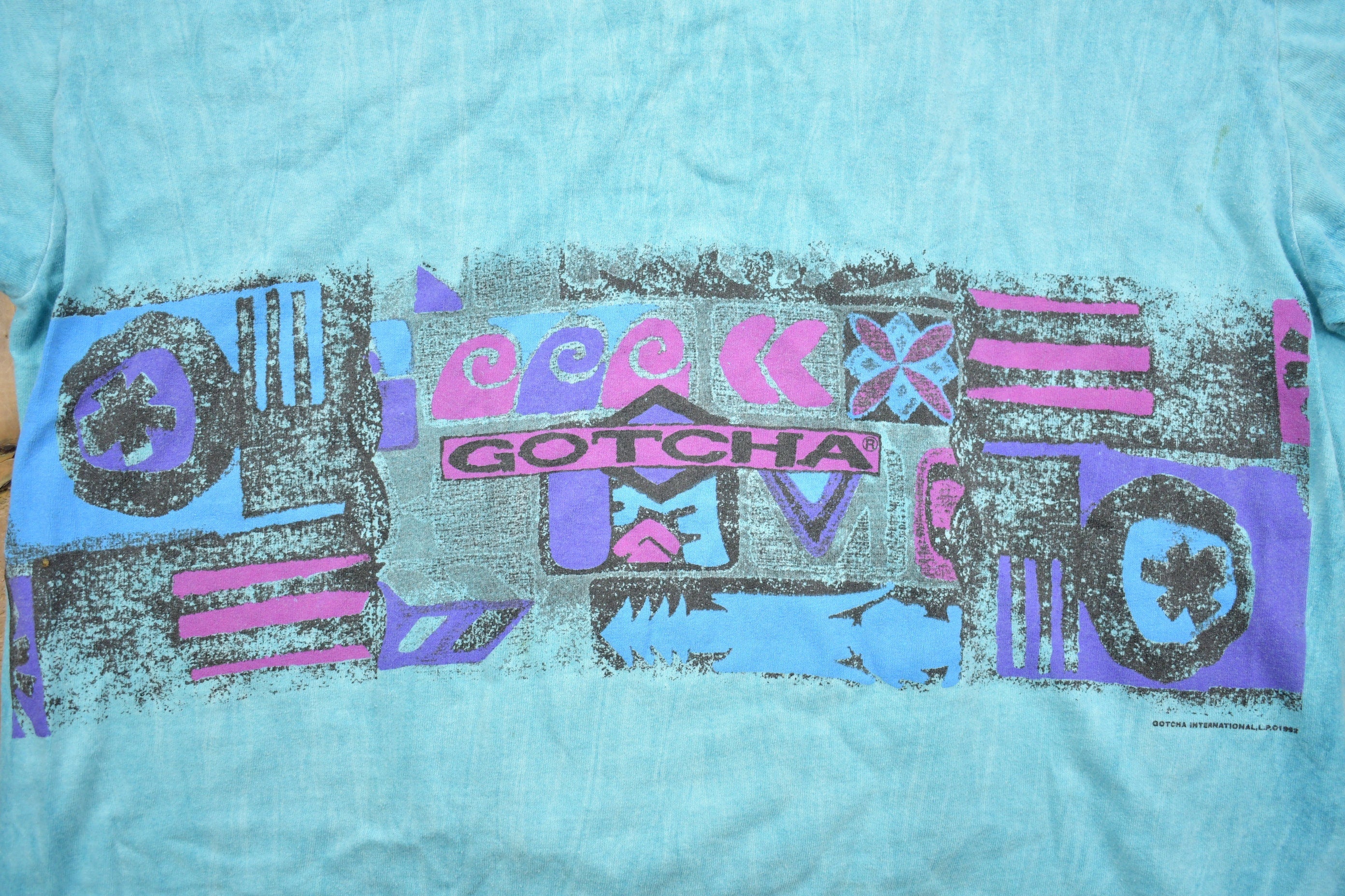 Vintage 1990s Abstract Graphic T Shirt