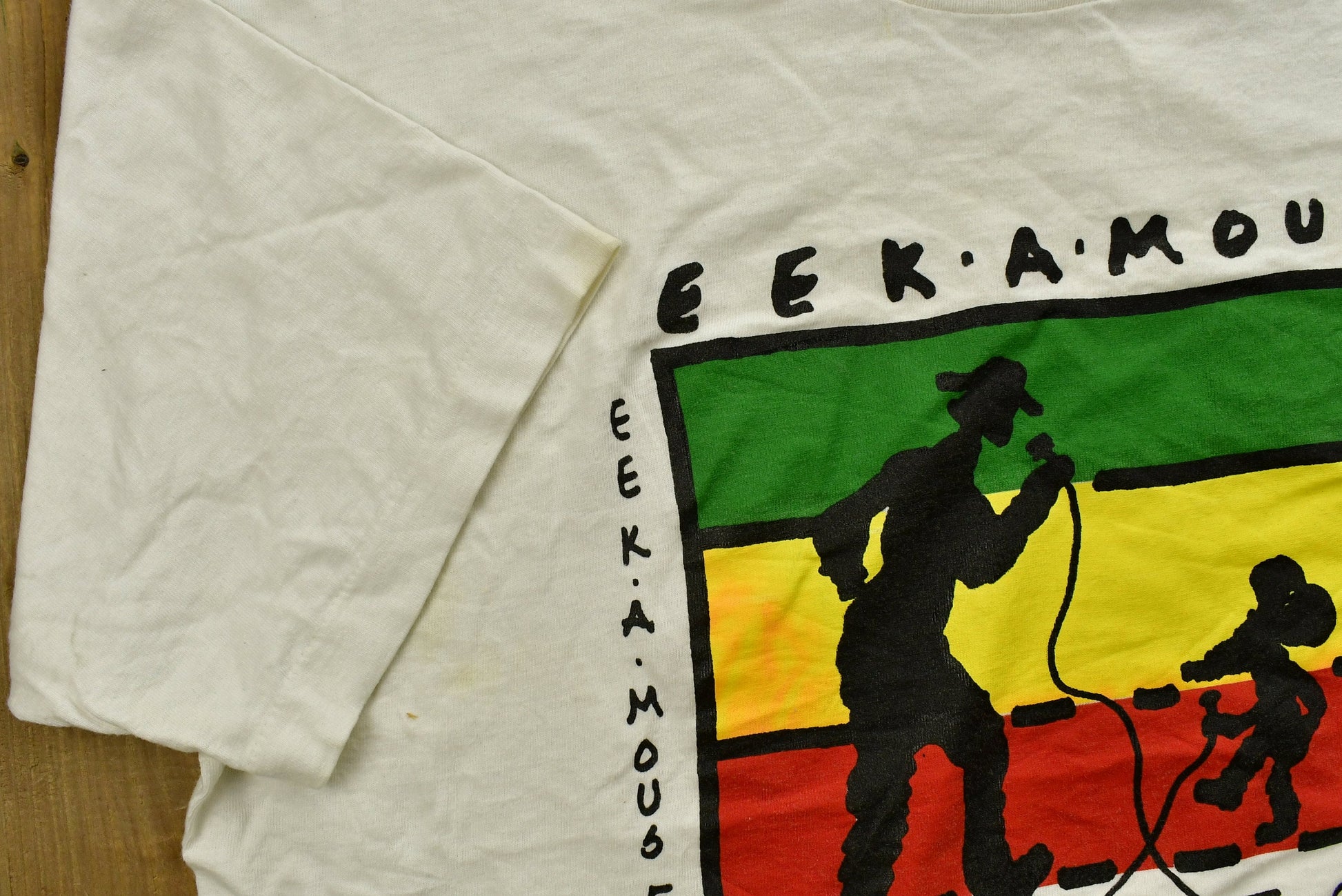 Vintage 90's EEK A MOUSE World Tour Reggae Band T-shirt