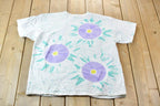 Vintage Hand-painted 1990s Single Stitch Graphic T-Shirt Made In USA