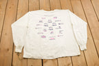 Vintage 1990s 4th Annual Trocaire College 5K Race Crewneck Long Sleeve Shirt