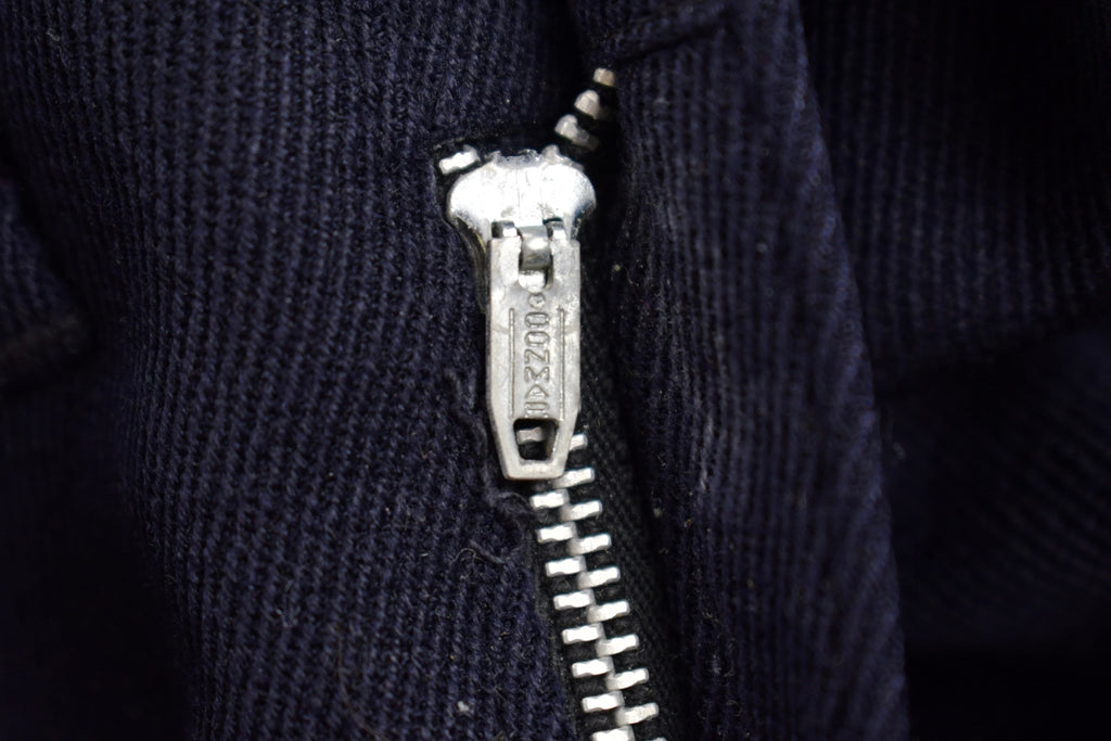 Vintage 1950 Wool Navy Blue Trousers