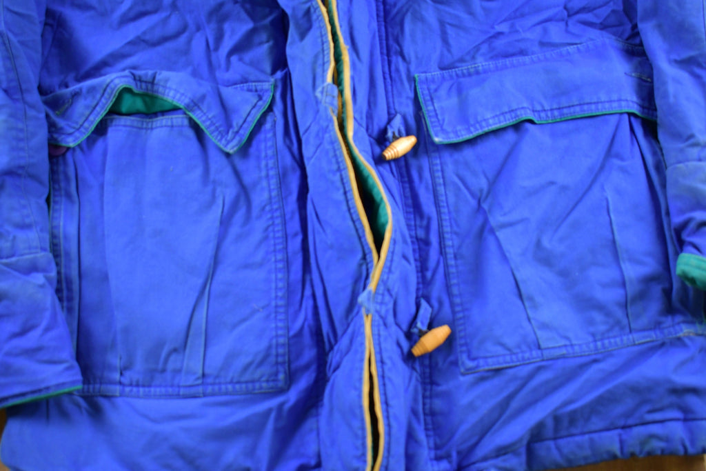 Vintage 1980s Down Explosion Fleet Street Puffer Jacket